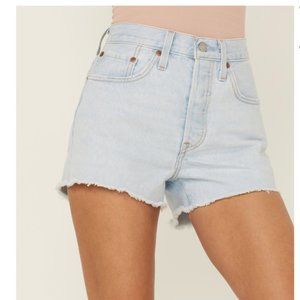 Levi's Women's 501 Light Wash High Rise Ojai Lake Original Denim Shorts, Size 27